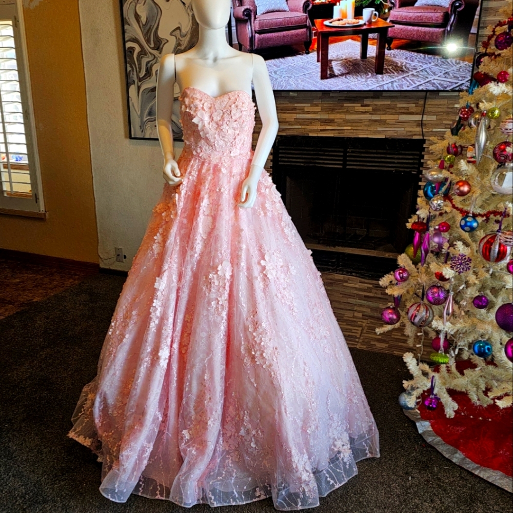 Layla k prom dress masquerade ball gown 6 QUINCEANERA lace-up LK140